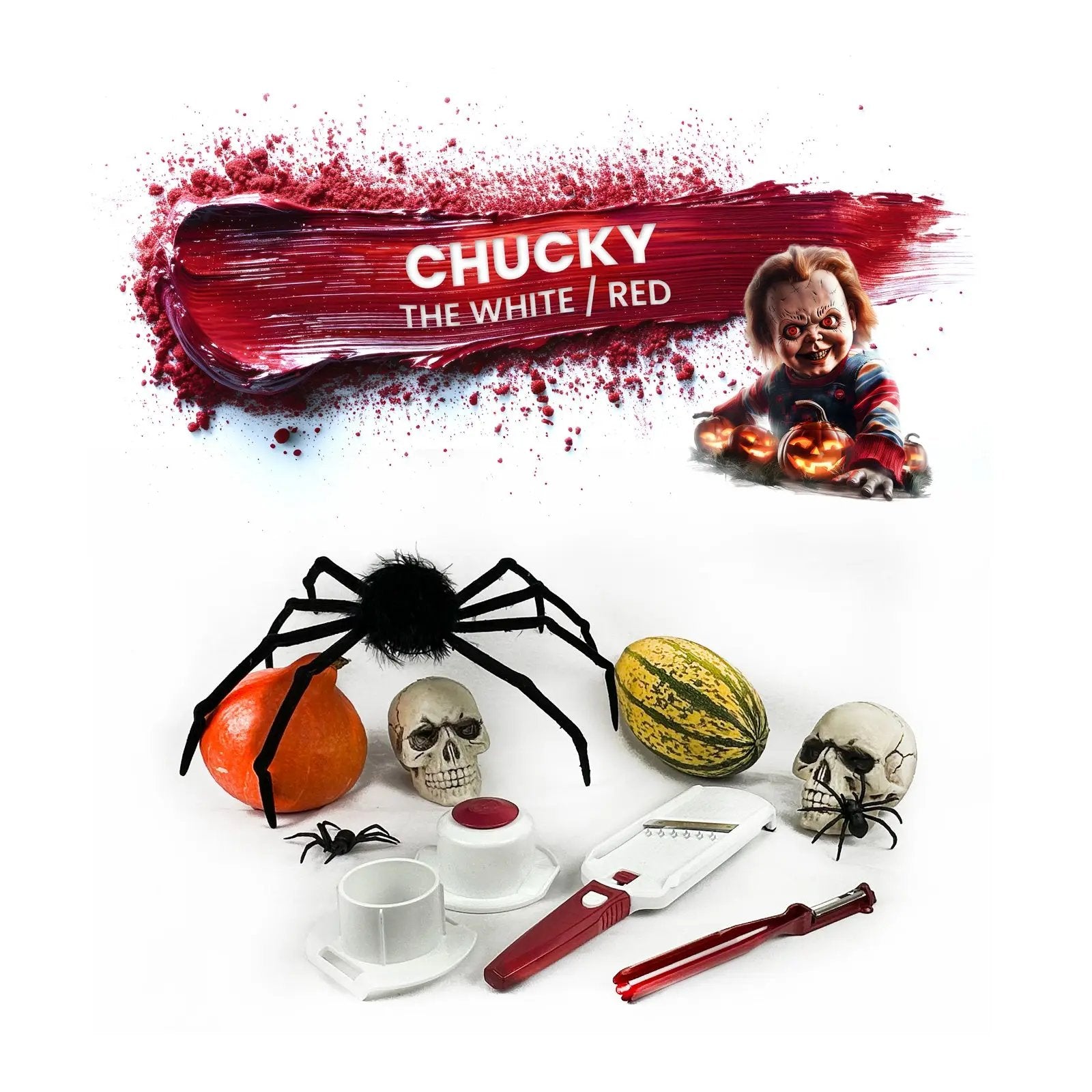Halloween - Chucky, the White / Red Börner Kitchentools